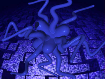 Blue Box Cephalopoda